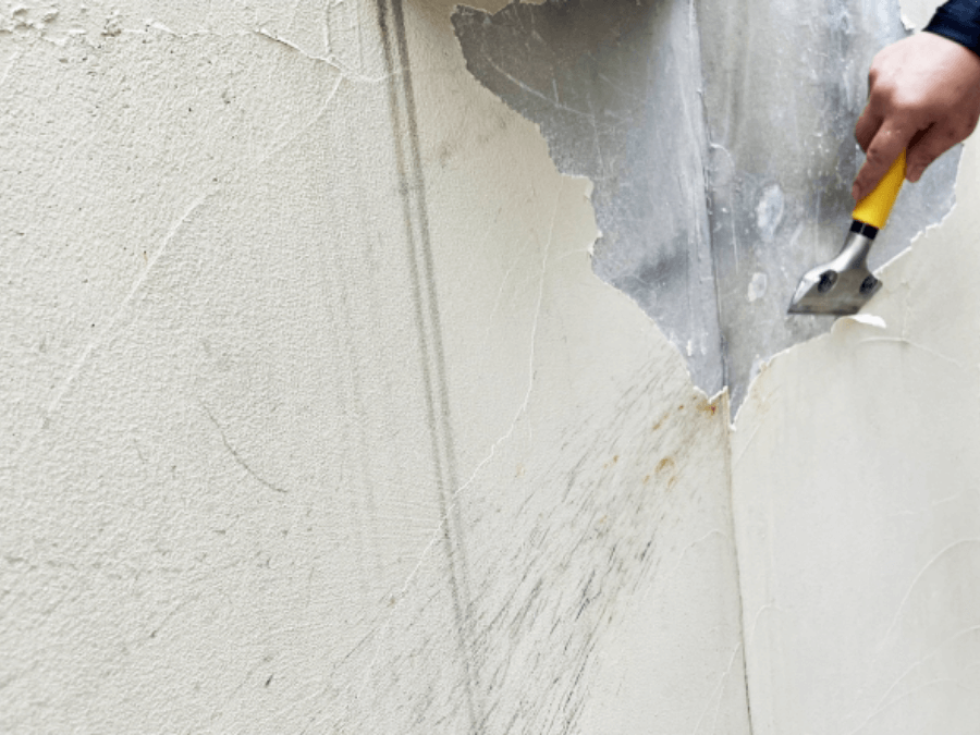 天井、壁ボード貼替⼯事