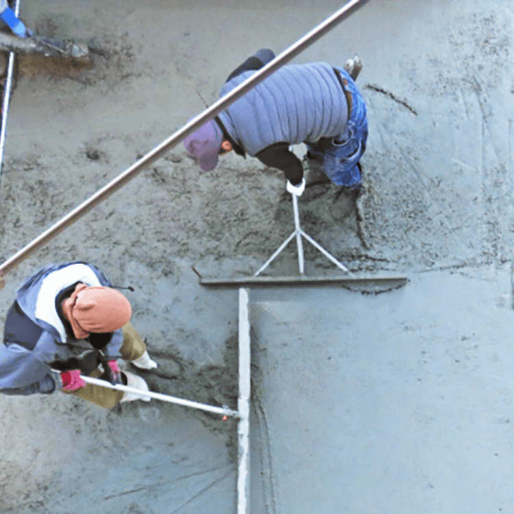 土間打ち換え工事